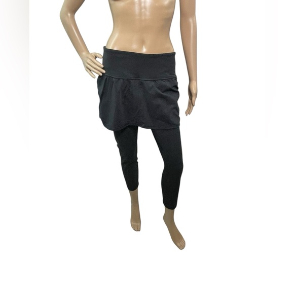 Athleta Elation 2 in 1 Women’s Size Large 7/8 Tight in Powervita, Black - Picture 3 of 8